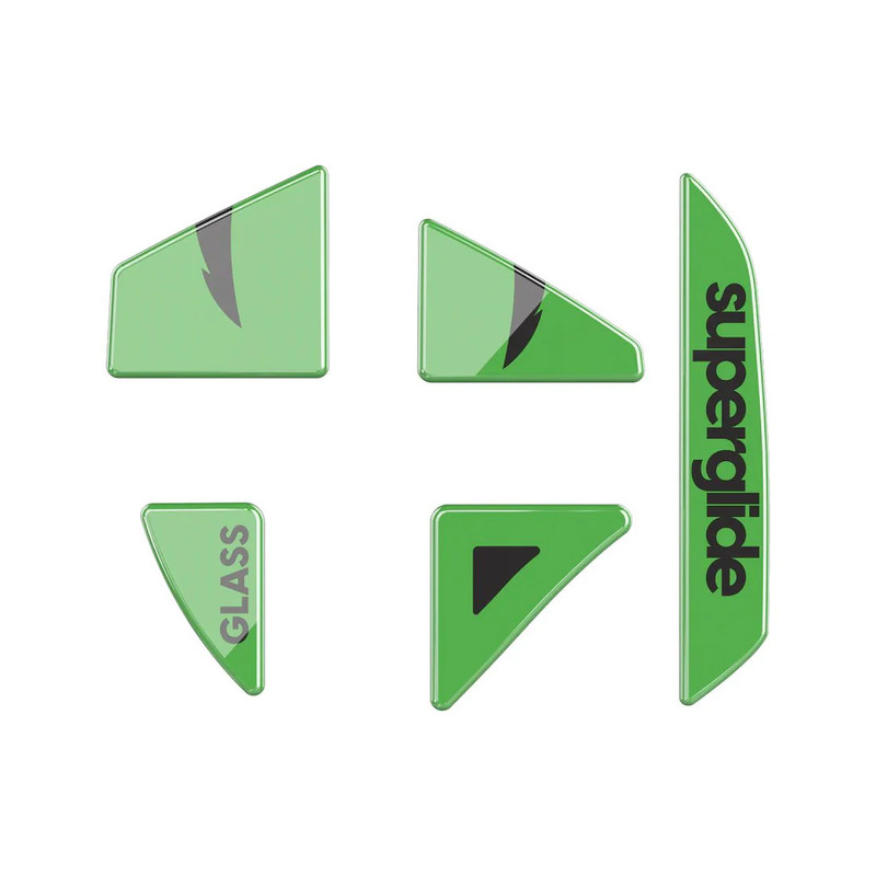 Pulsar Superglide Glass Skates For Razer Basilisk Ultimate - Green - أكسسوار فأرة